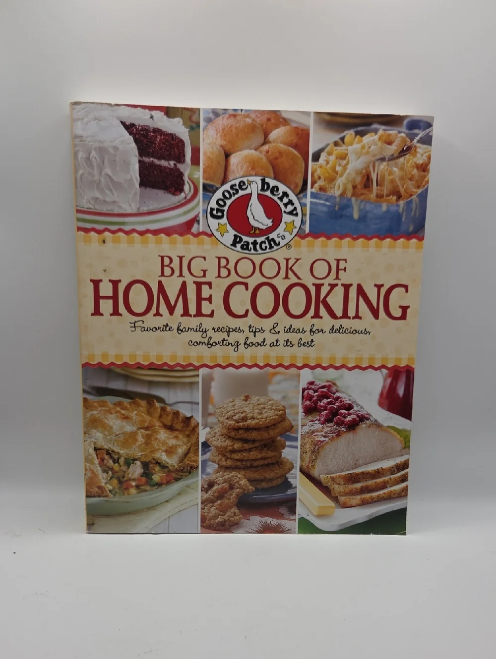 Big Book of Home Cooking - Cream/Red Cover Gooseberry Patch.  SALE!!